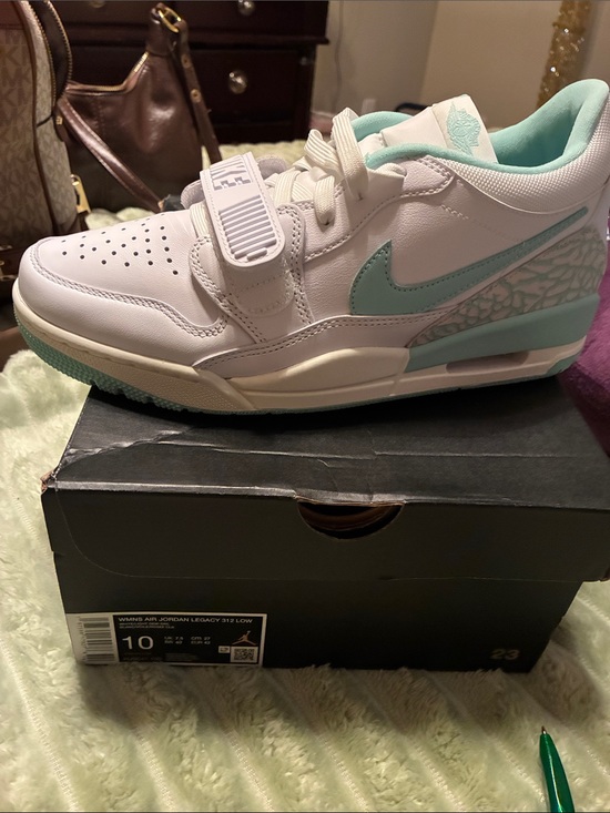 Nike Shoes - Nike Air Jordan Legacy 312 Low - White & Teal